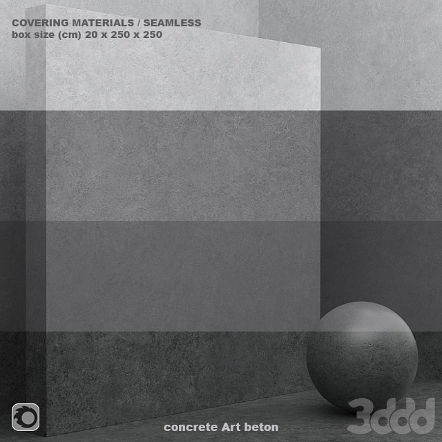 Material (seamless) - microconcrete, concrete, plaster set 73