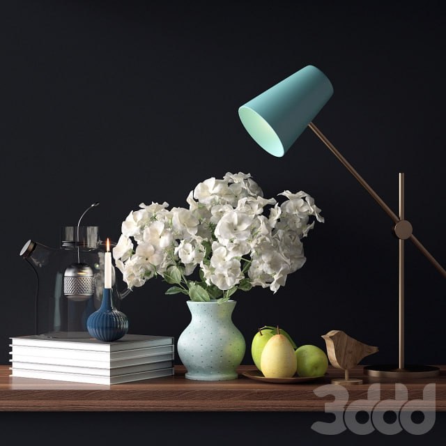 Decorative set, flowers