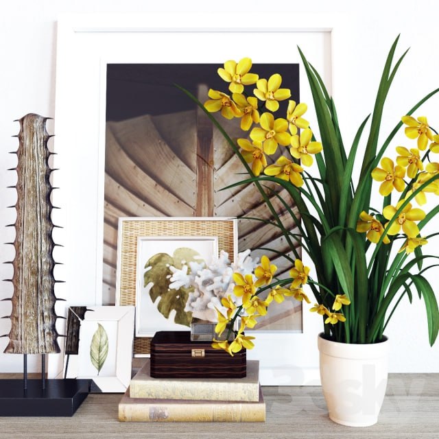 Decoration set Cymbidium Orchid