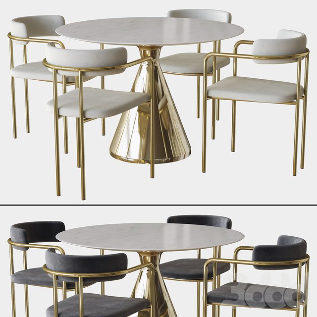 lenox dining chair and silhouette table west elm