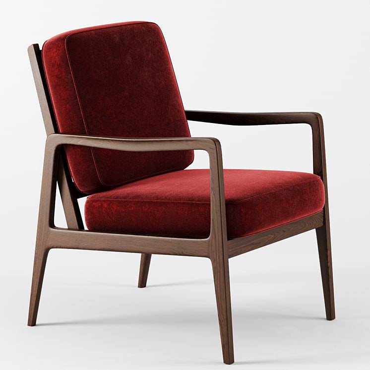 Mid-century modern armchair