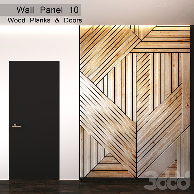 Wall Panel 10. Wood Planks & Doors