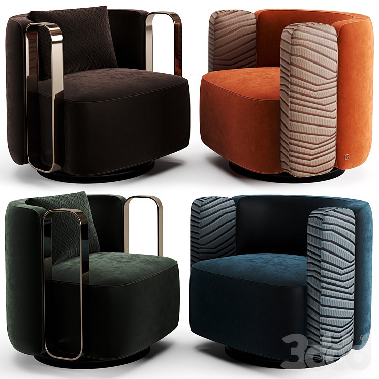 Fendi Casa Kelly Bracelet Armchair