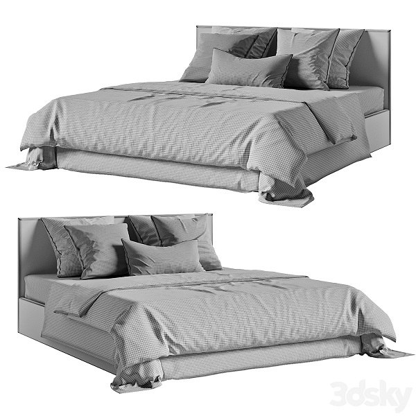 Bed Askona Evita with bedding