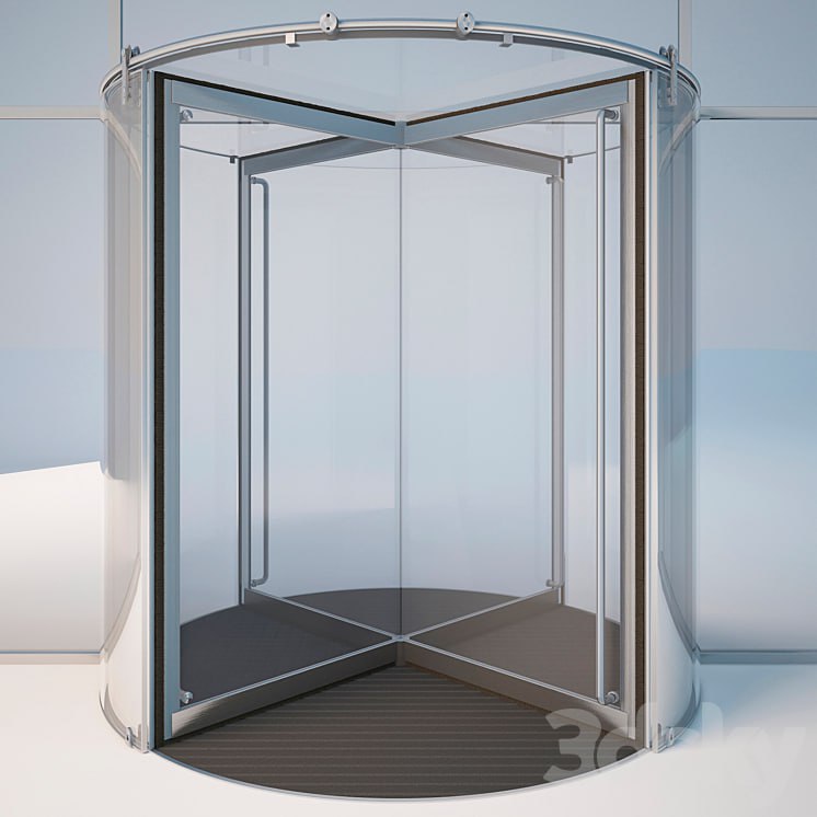 Revolving door Dorma KTV atrium