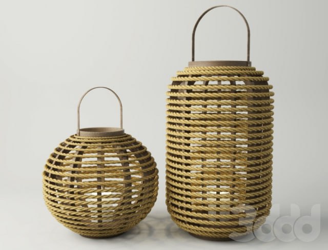 Bamboo & Jute Lanterns