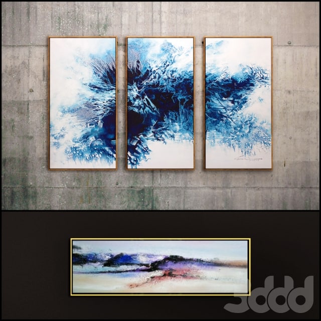 The picture in the frame: 12 Pieces (Collection 30) Abstract