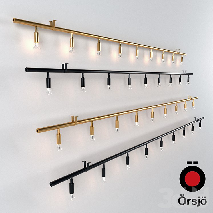 Star 9 by Jonas Bohlin, Orsjo / Pendant lamp brass & black