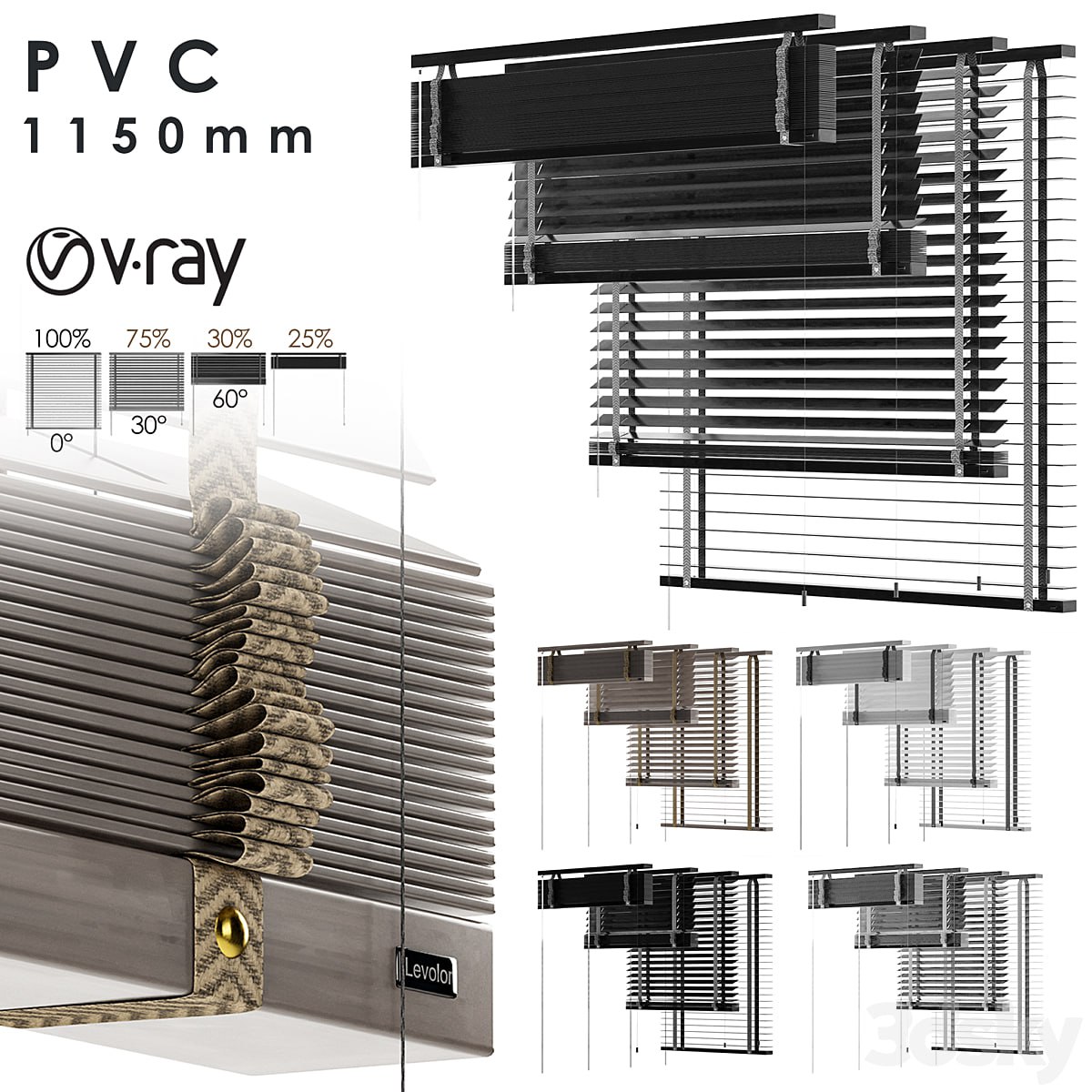 PVC Blind 1150 in 45 mm