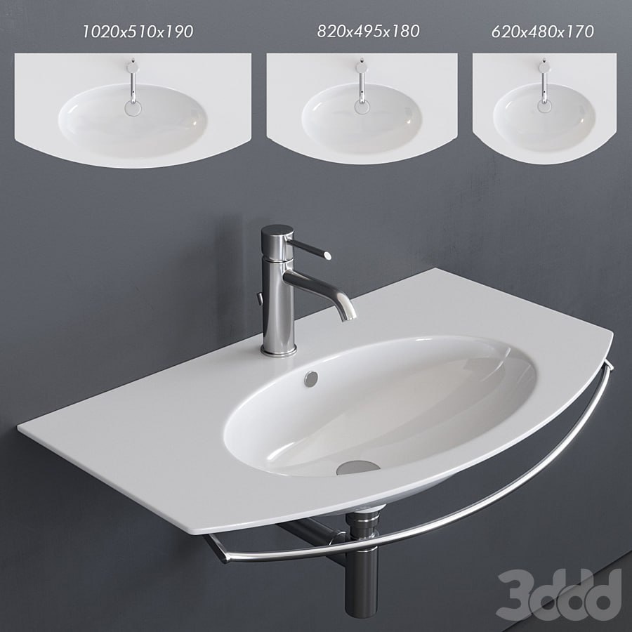 Ceramica Catalano Velis Wall-mounted Washbasin