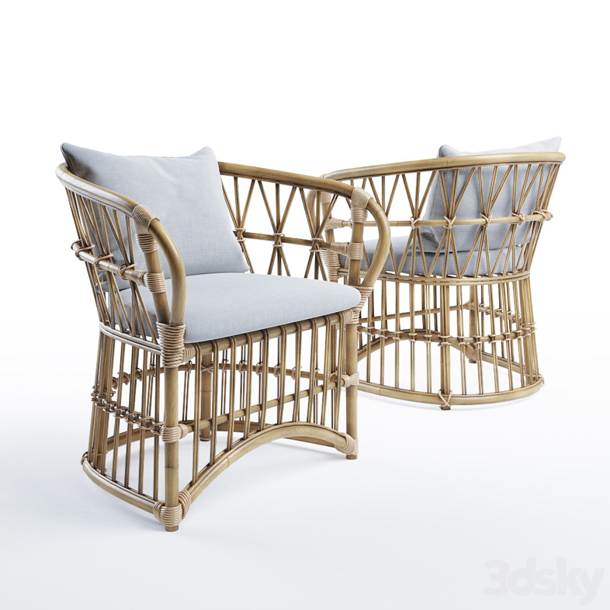 San francisco rattan chair .