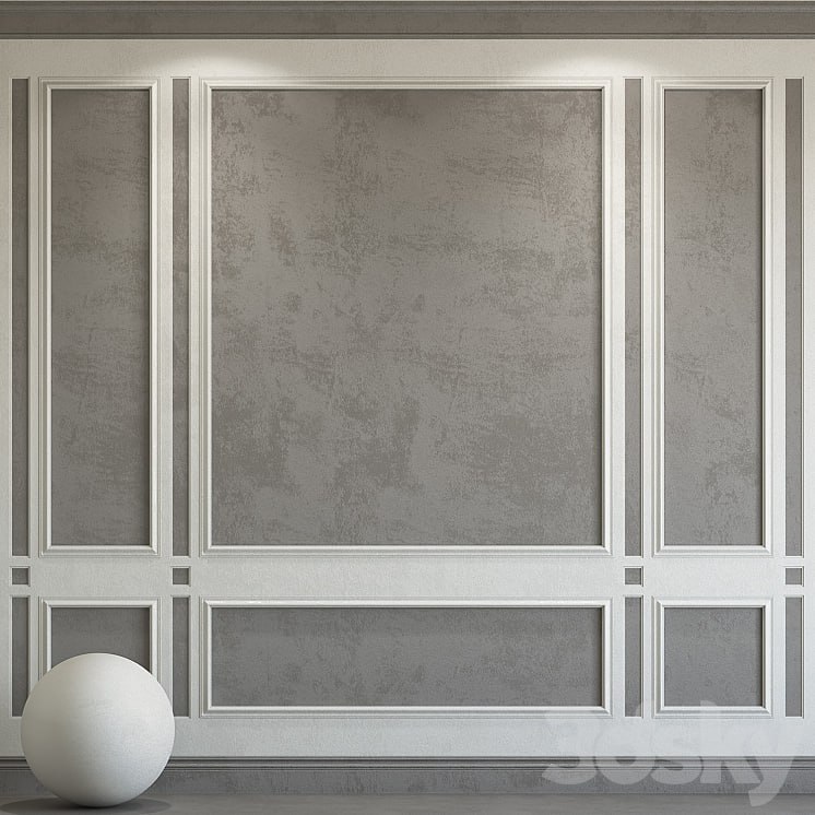 Decorative plaster with molding 146