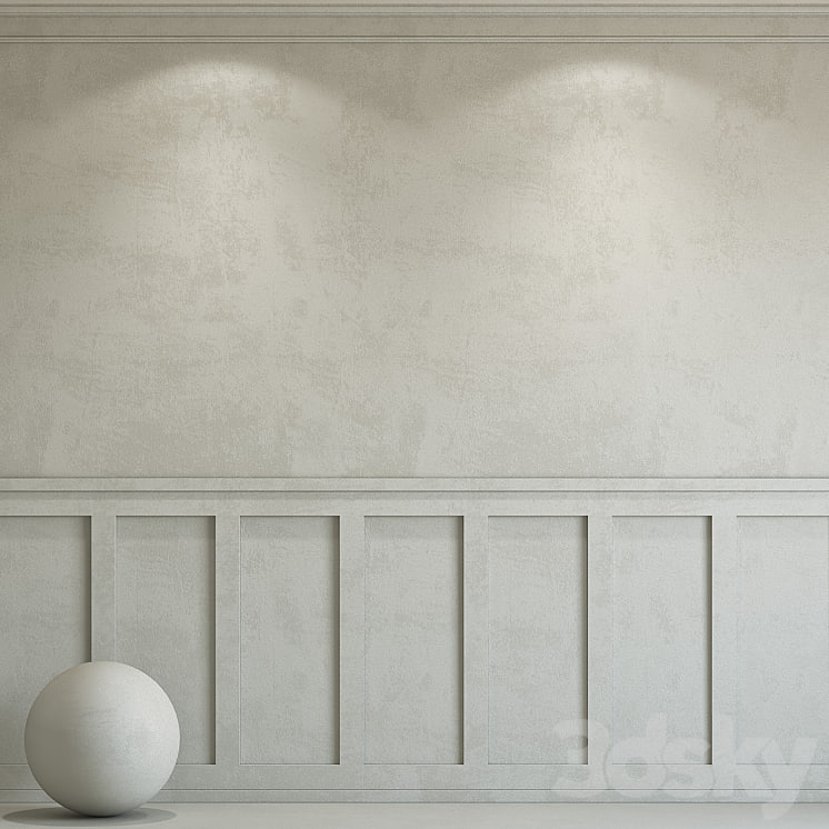 Decorative plaster with molding 99