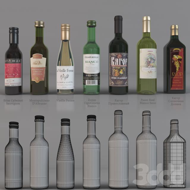 Bottles of wine