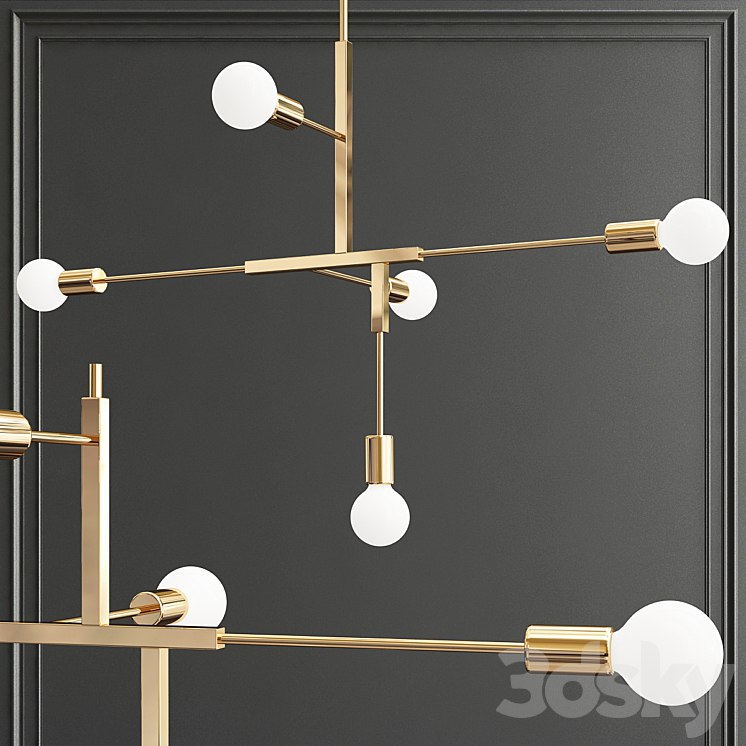 Lambert Fils studio Cliff Suspension lamp