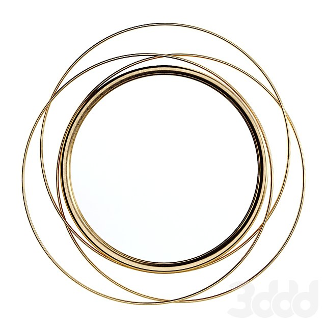 Mirror Ansley Glam Distressed Accent Mirror by Mercury Row