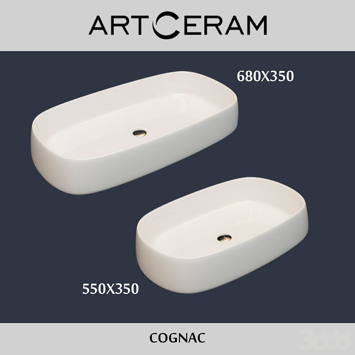 Cognac Artceram washbasin