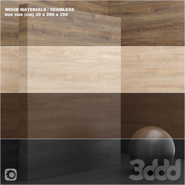 Material wood / veneer (seamless) - set 20