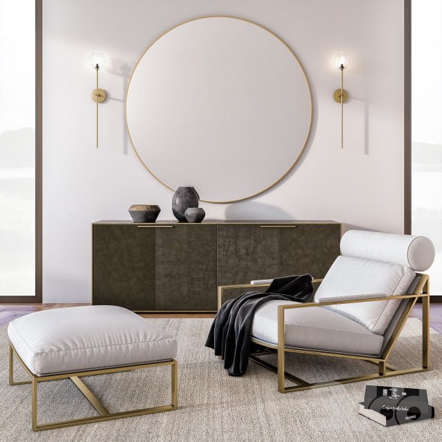 RH Modern Living Set