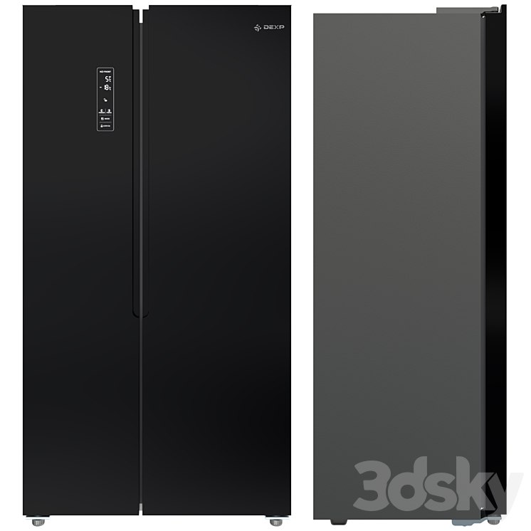 Refrigerator multi-door Side by Side DEXP SBS455AHA