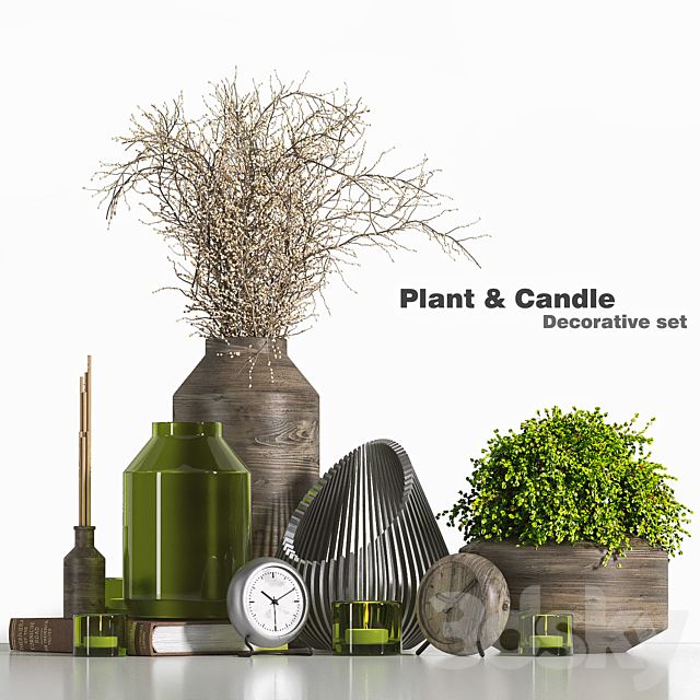 pant _ & _ candle_Decorative_set