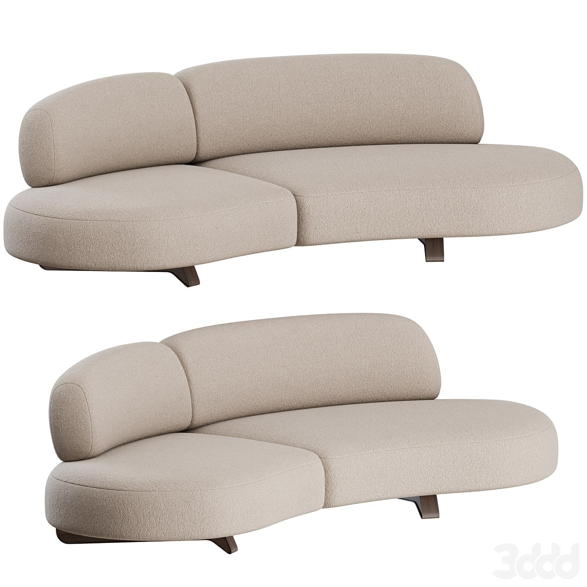 Vao 250 Curved Sofa by Paolo Castelli