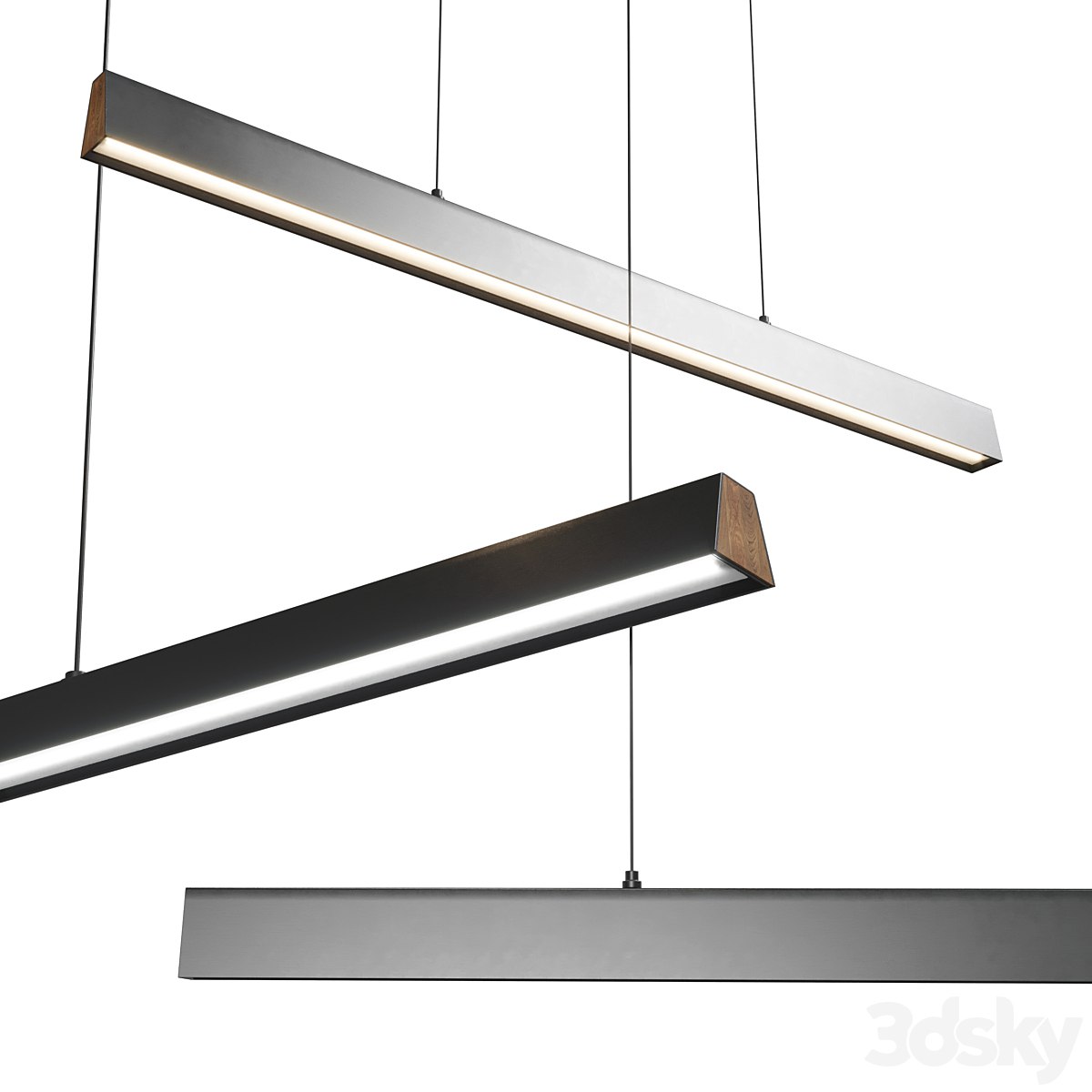 Blackjack Lighting Flair Kitchen Island Linear LED Pendant