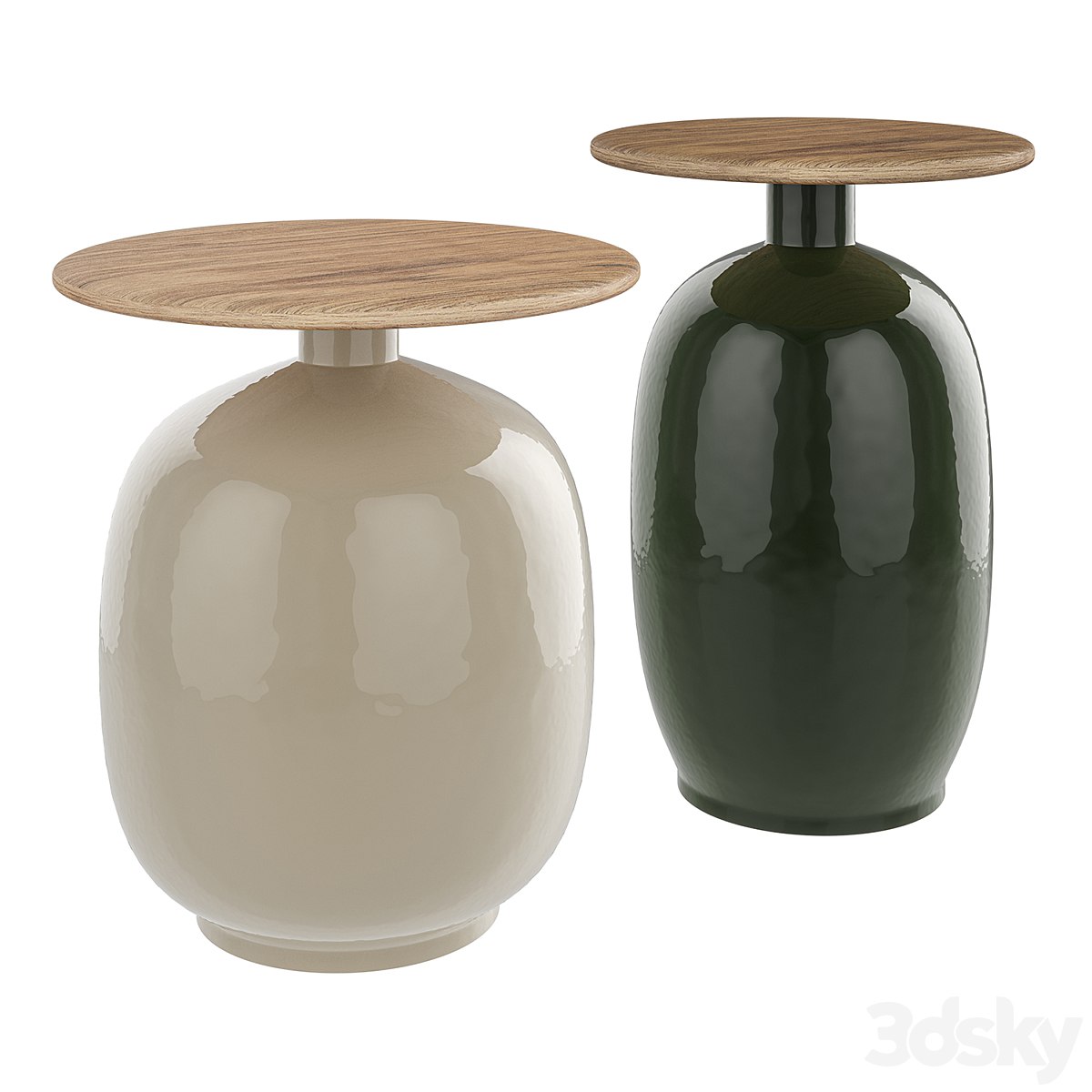 Blow Side Table Set by Gloster