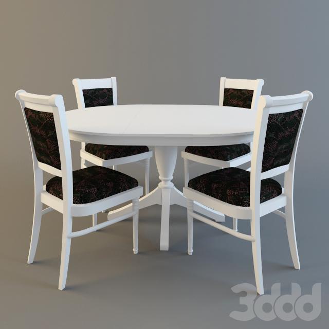 Table + chairs
