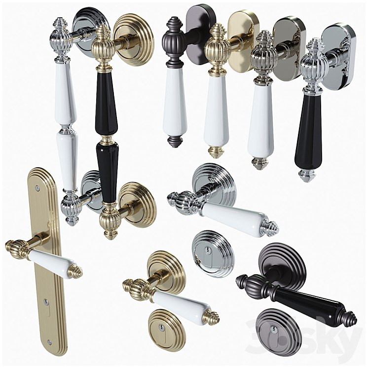 Door Handle Set Fimet Michelle 106P