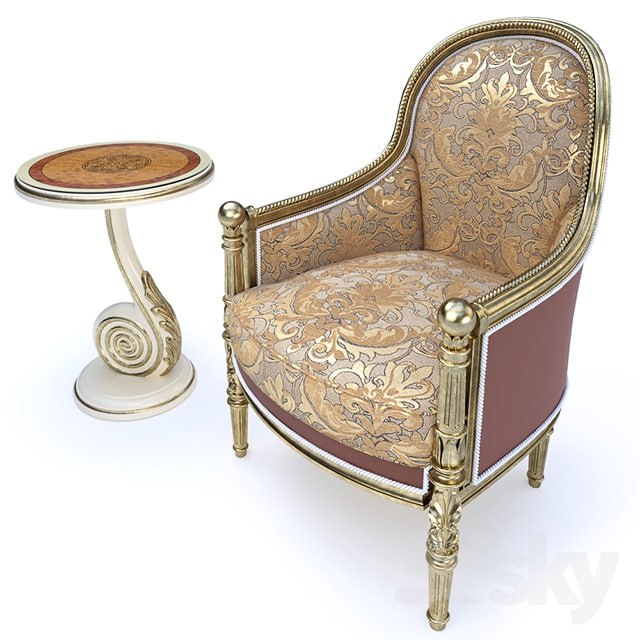 Chair and table Matiello