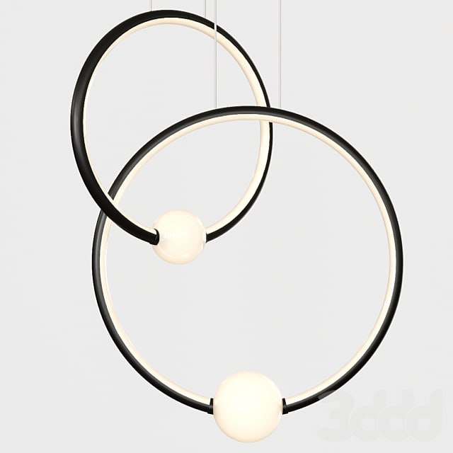 Pendant light Lampatron GRIGGS DUO Black