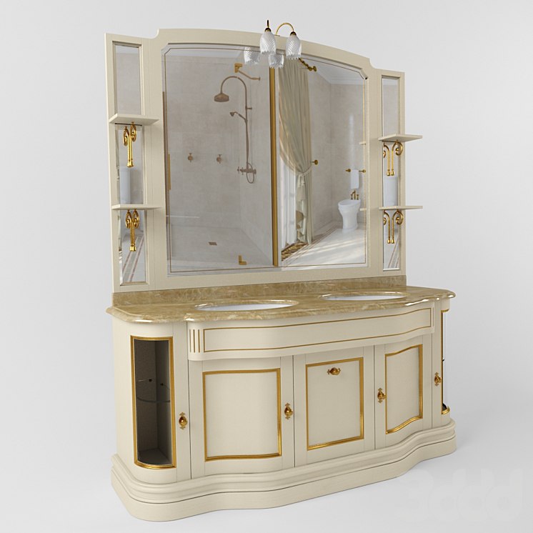 Eurodesign washbasin, IL Borgo collection