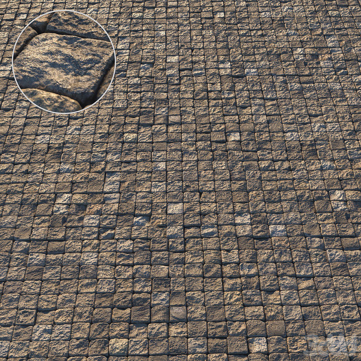 Square paving slab material 02