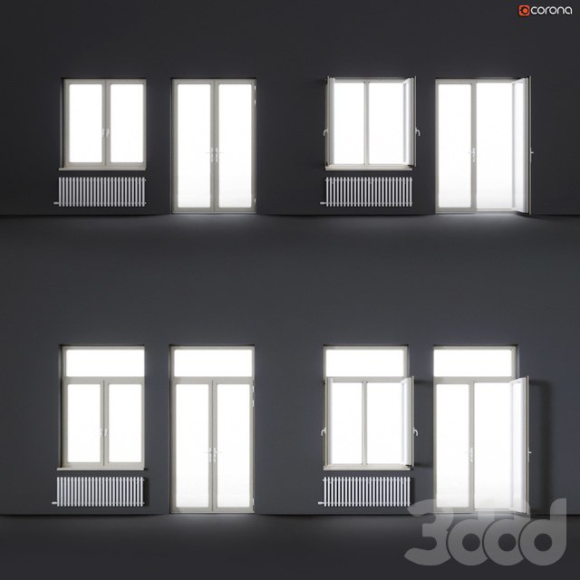 Wood-aluminum windows