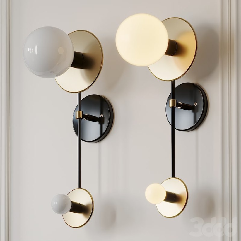Double Wall Brass Sconce by ETSY
