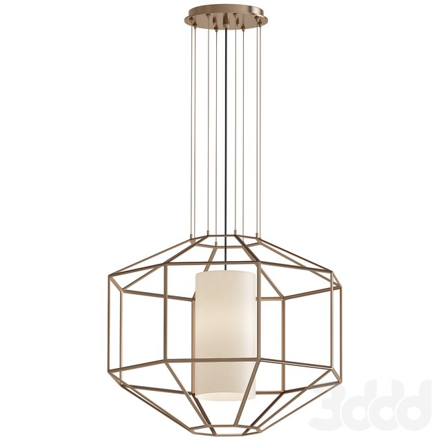 Silhouette 1-Light Gold Leaf Pendant