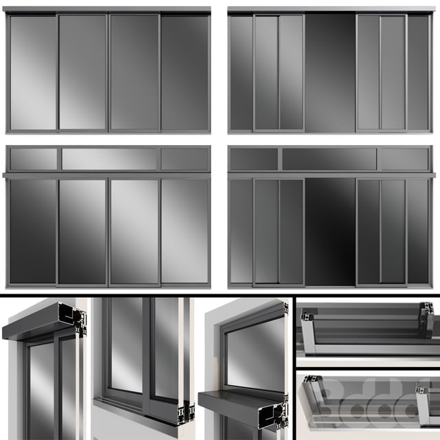 Sliding Metal Automatic Doors