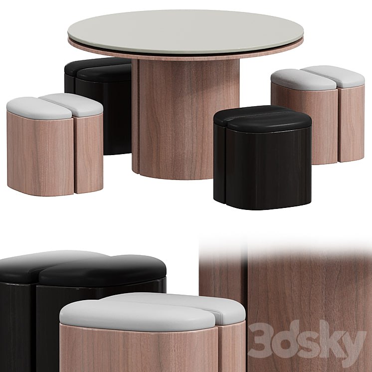 Aire Stool with Table