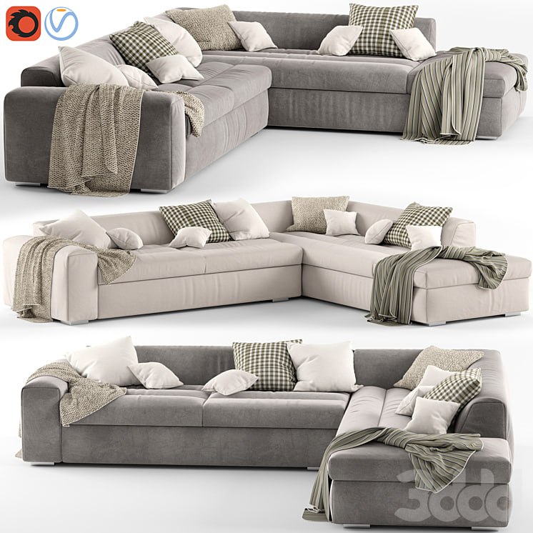 Corner sofa Biba Salotti Brad