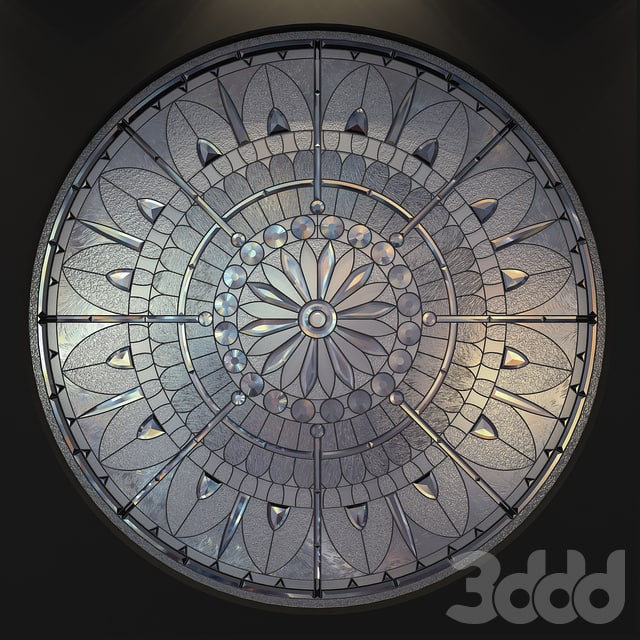 Витраж круглый