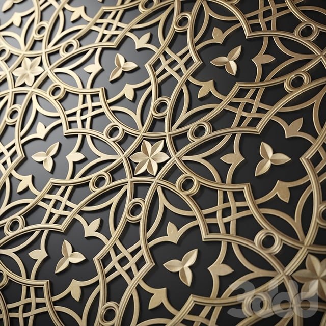 Arabic decor panel 03