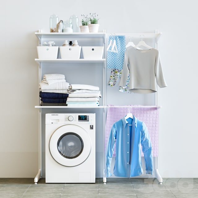 IKEA Настенная шина ikea BOAXEL БОАКСЕЛЬ 10 стиральная машина