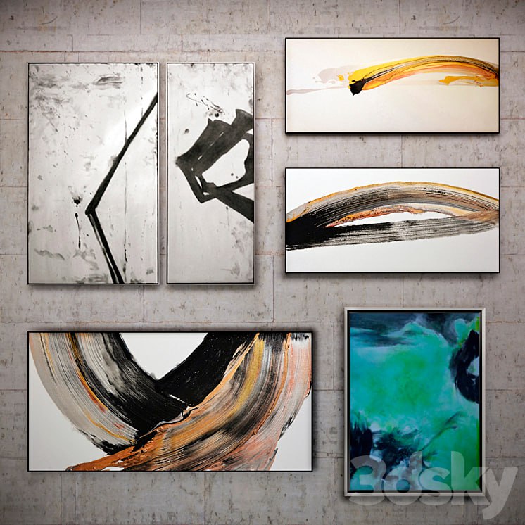 The picture in the frame: 11 Pieces (Collection 41) Abstract