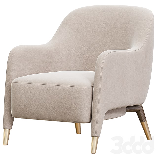 Armchair in Linen Molteni