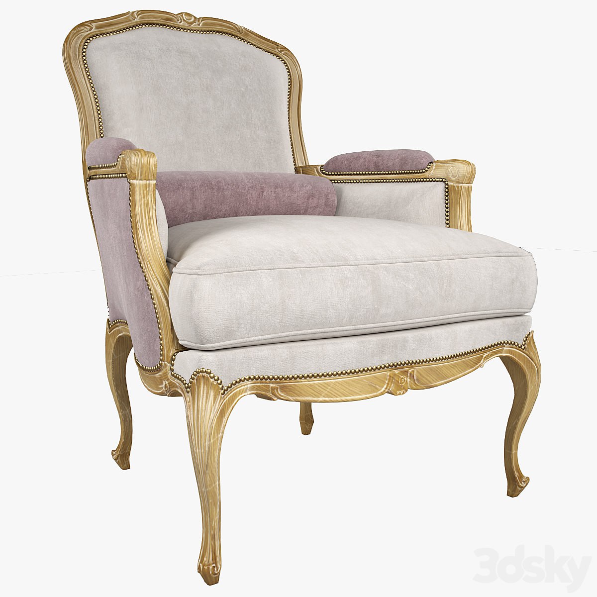 Chevigny Louis XV Bergere Armchair