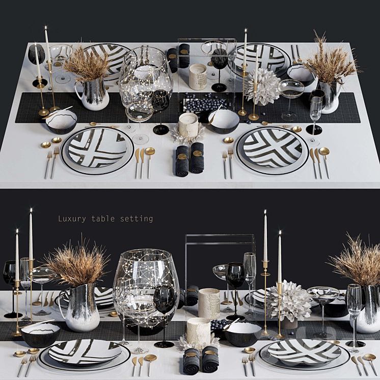 Luxury table setting L