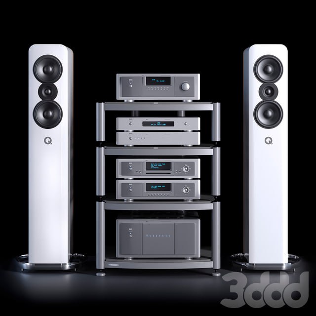 Hi-fi kit NAD and Q acoustics -fi
