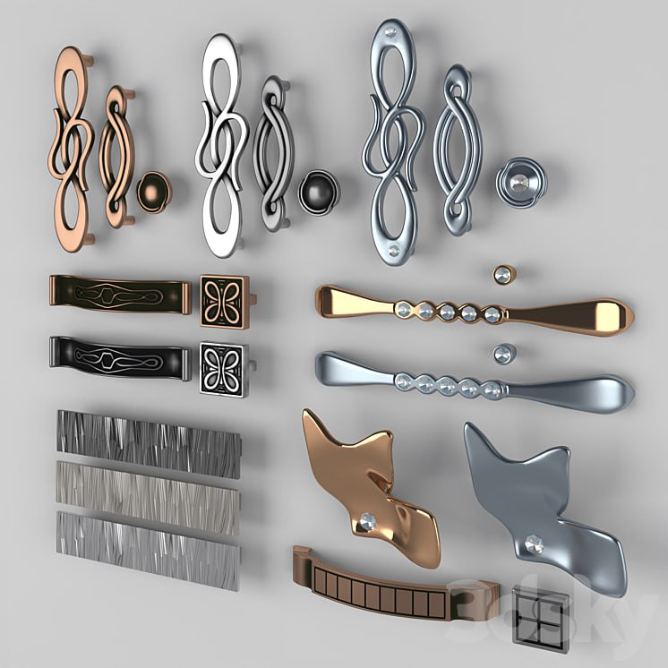 Furniture handles. Citterio Line