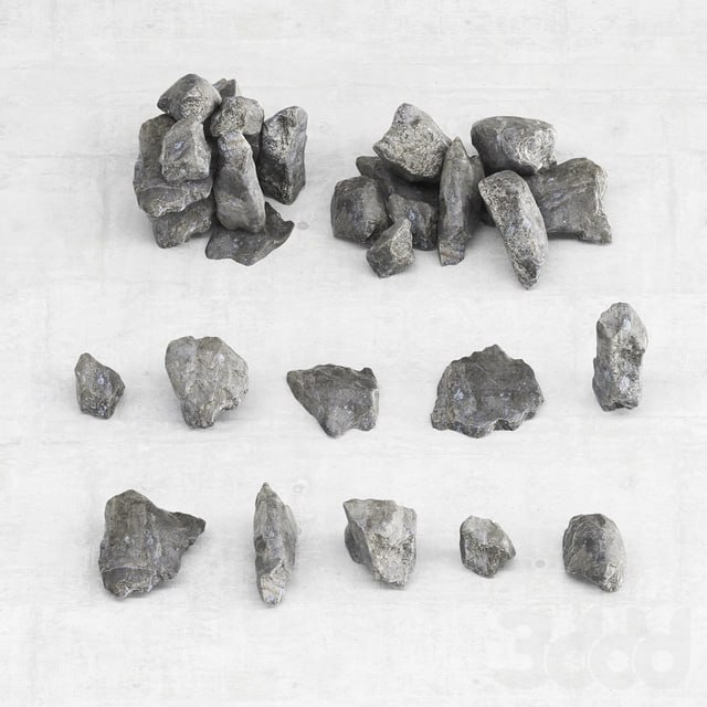 Rock stone collection decorative / A collection of rock for decoration